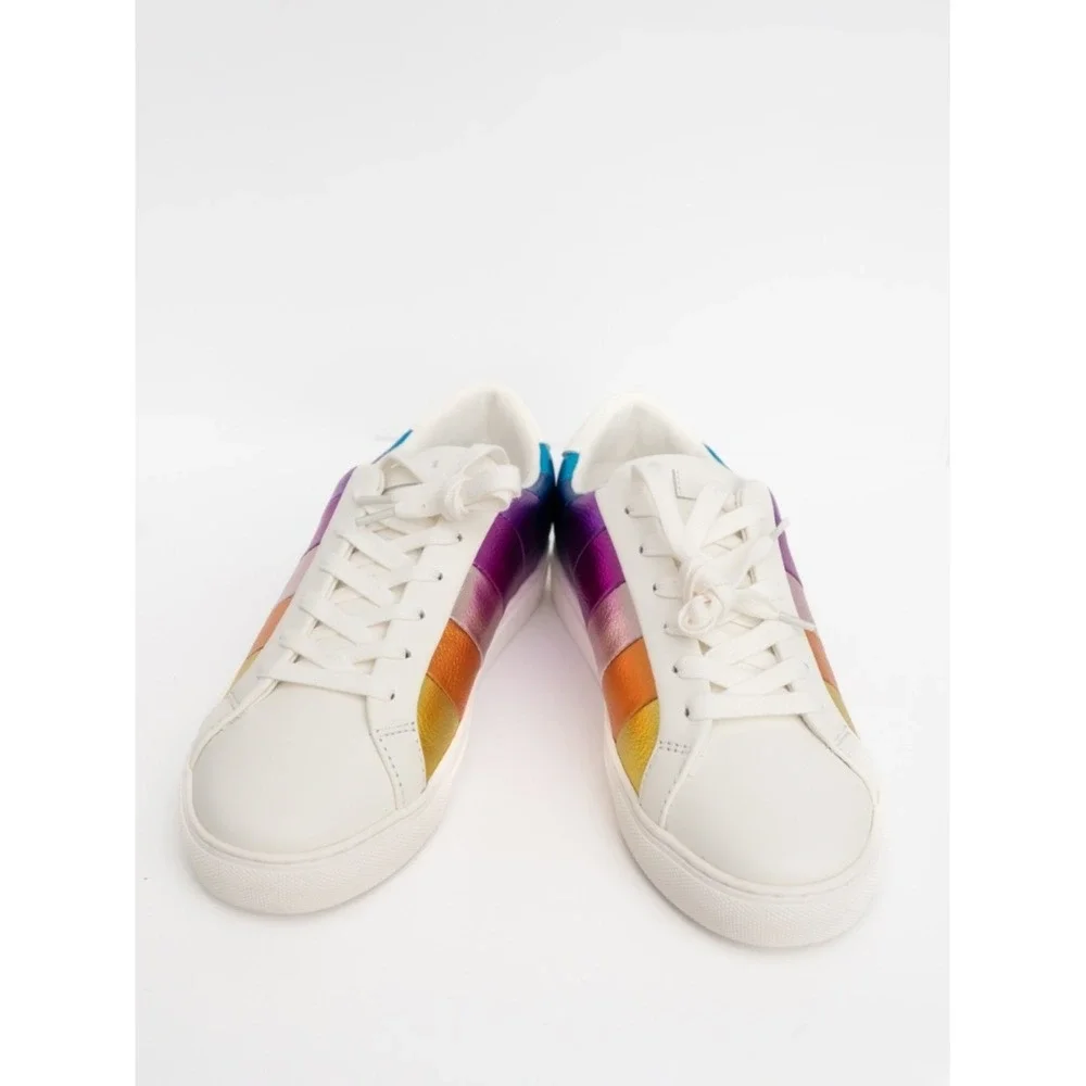 KURT GEIGER LONDON | New! Women's Lane Stripe Low-Top Sneakers